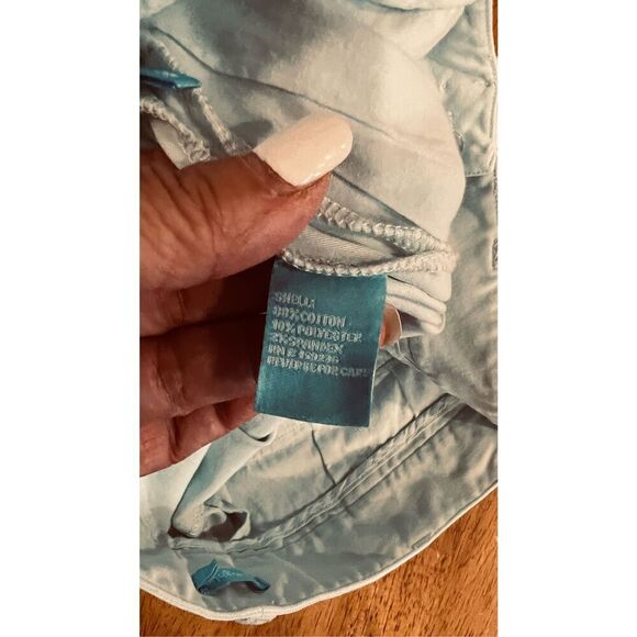 J. Mclaughlin Blue Scalloped Shorts Womens Size  4 - Picture 5 of 10